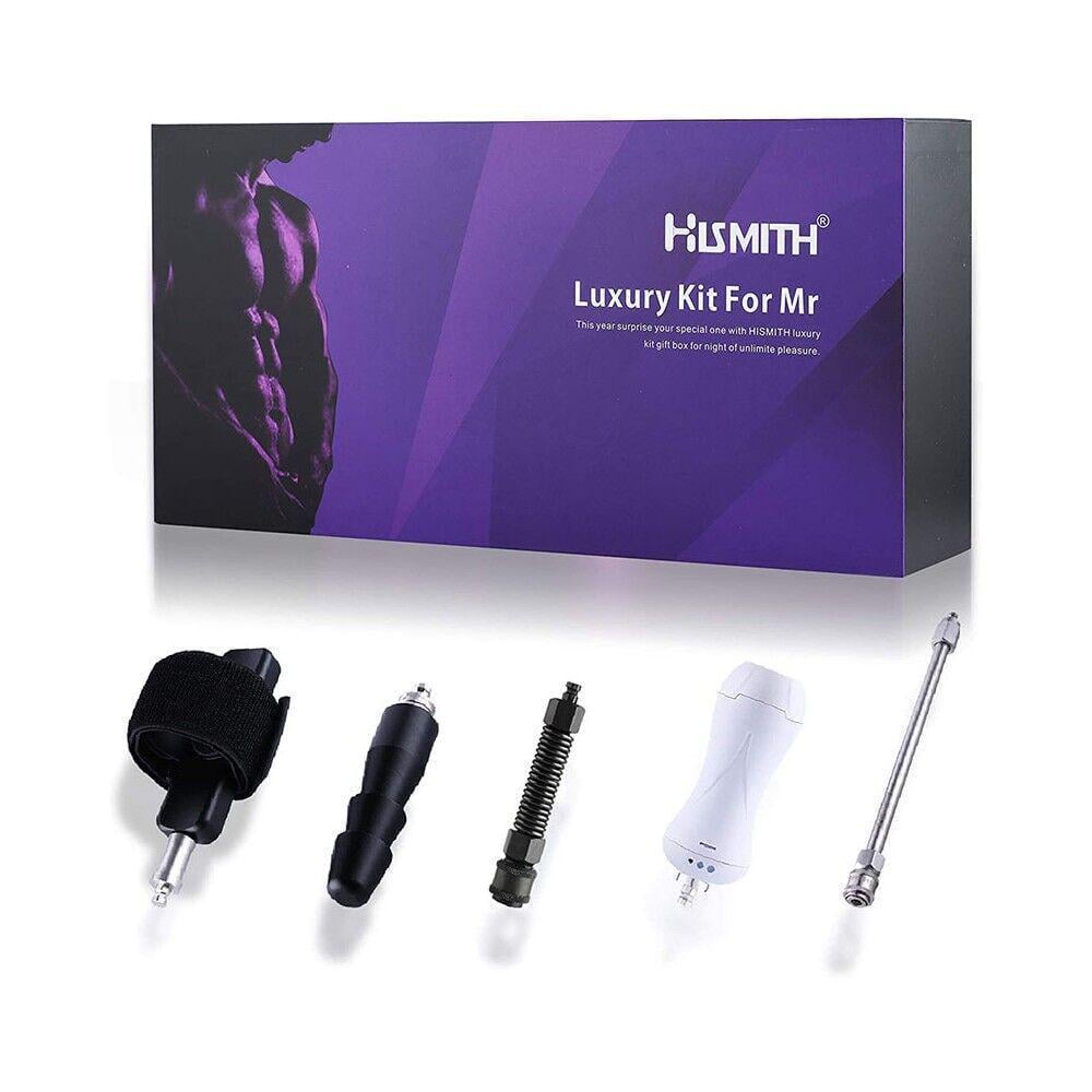 Набор адаптеров для секс-машин Hismith KlicLok System Set for Him для него мастурбатор в комплекте (SO6198)