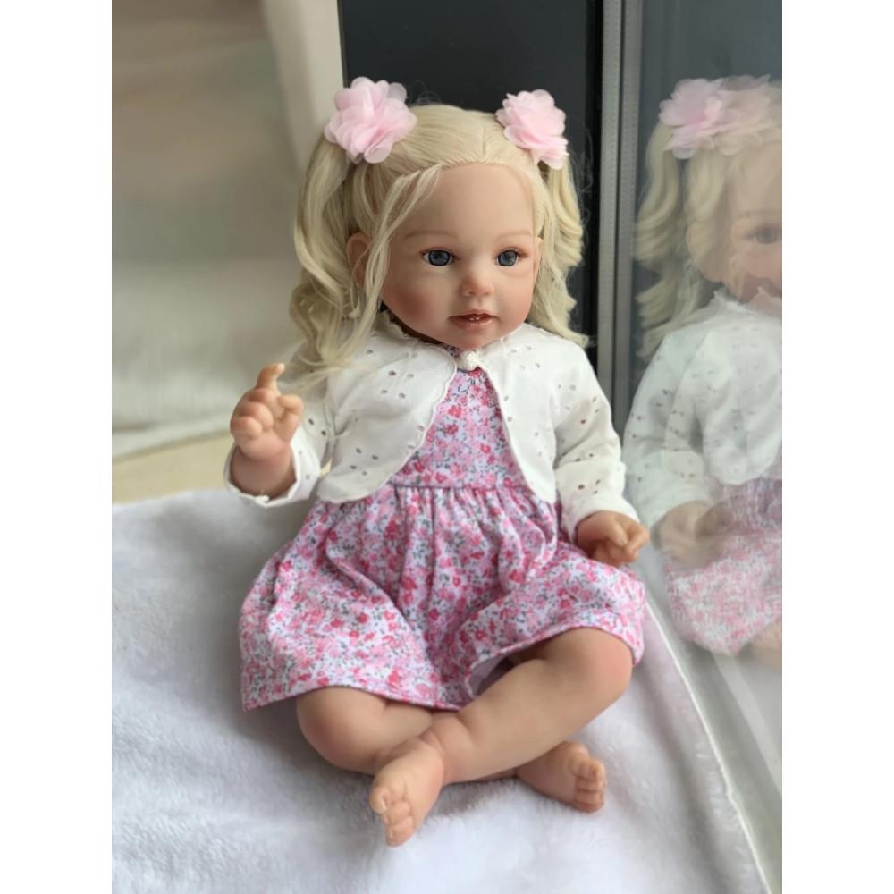 Кукла силиконовая коллекционная Марта виниловая 50 см