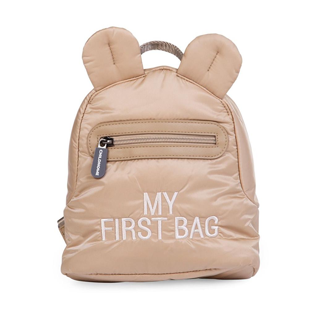 Рюкзак дитячий Childhome My first bag Puffered/Beige (CWKIDBPBE)