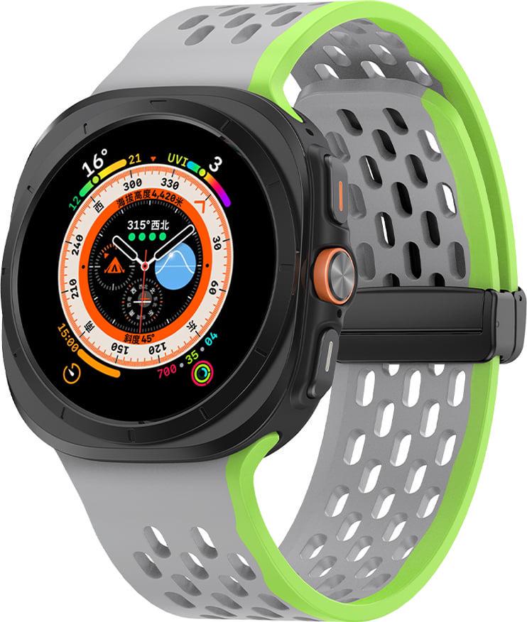 Ремешок для смарт-часов Myflow Samsung Galaxy Watch Ultra Grey Green (37792-71)