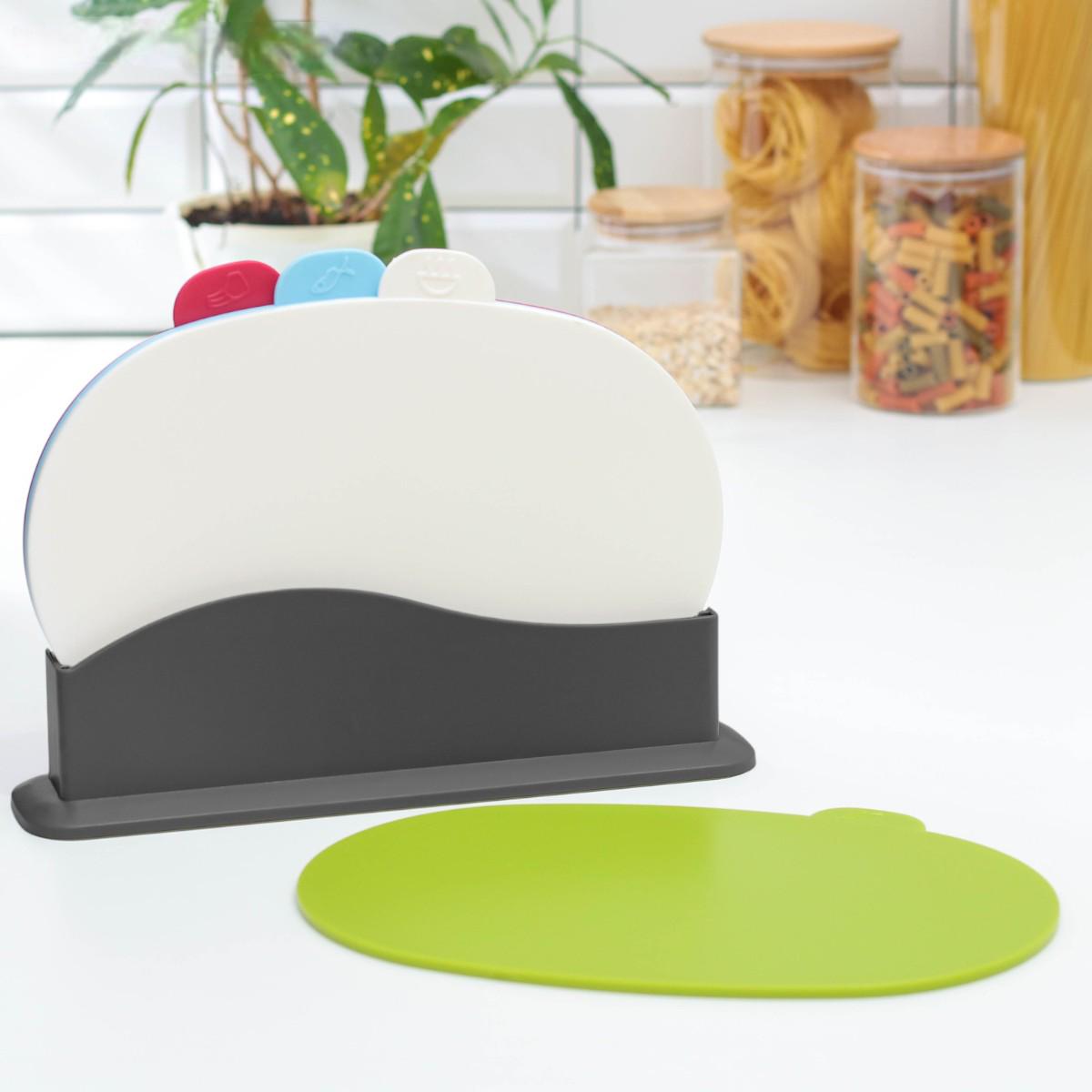 Набір обробних дощок на підставці Board Set 4 шт. (TD00363) - фото 2 Набір обробних дощок на підставці Board Set 4 шт. (TD00363) - фото 2