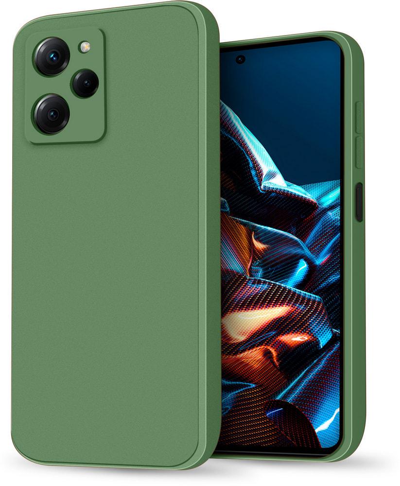 Силиконовый чехол HardCorner Xiaomi Poco X5 Pro 5G (с микрофиброй) Khaki (34427-17)