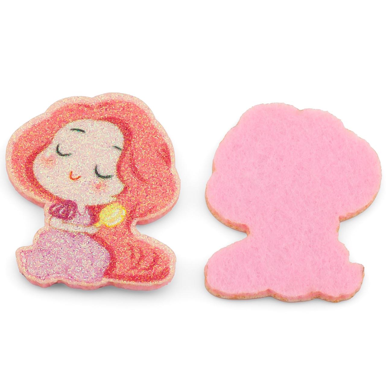 Аплікація пришивна Рапунцель 4,8х4 см 2 шт. Бузковий (АН4840г15)