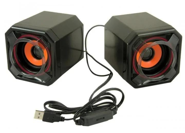 Комп'ютерні колонки UKC USB A8 2,0 Чорний (art-a8max)