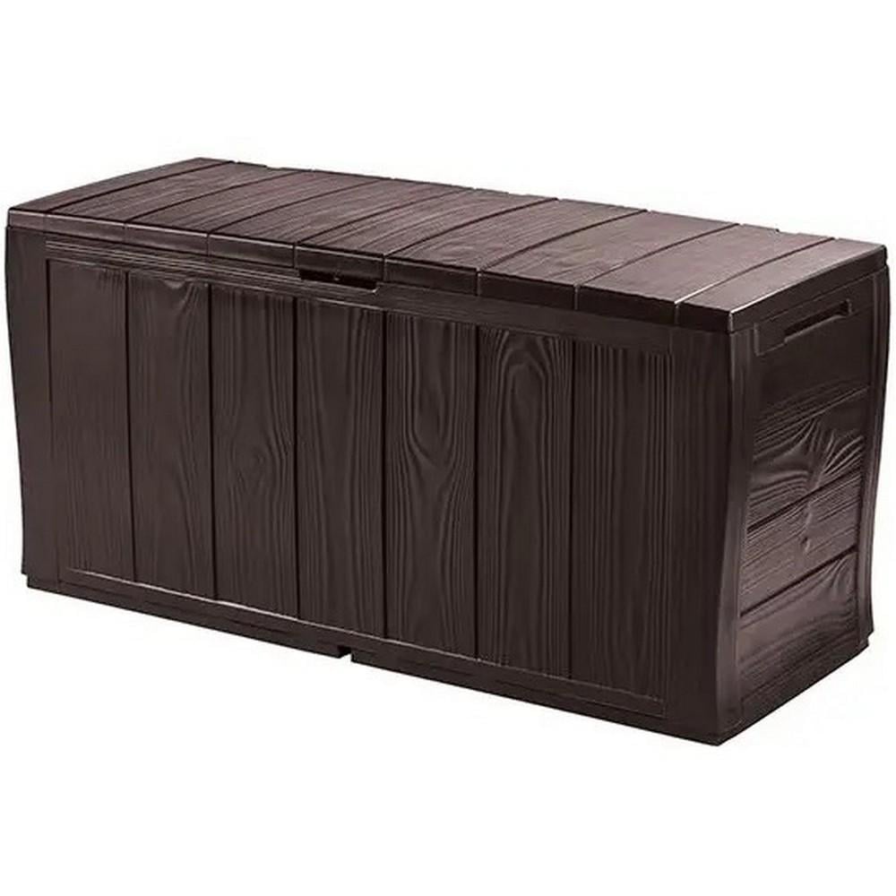 Ящик-скринька садова Keter Sherwood Storage Box 270 л Коричневий (230403)