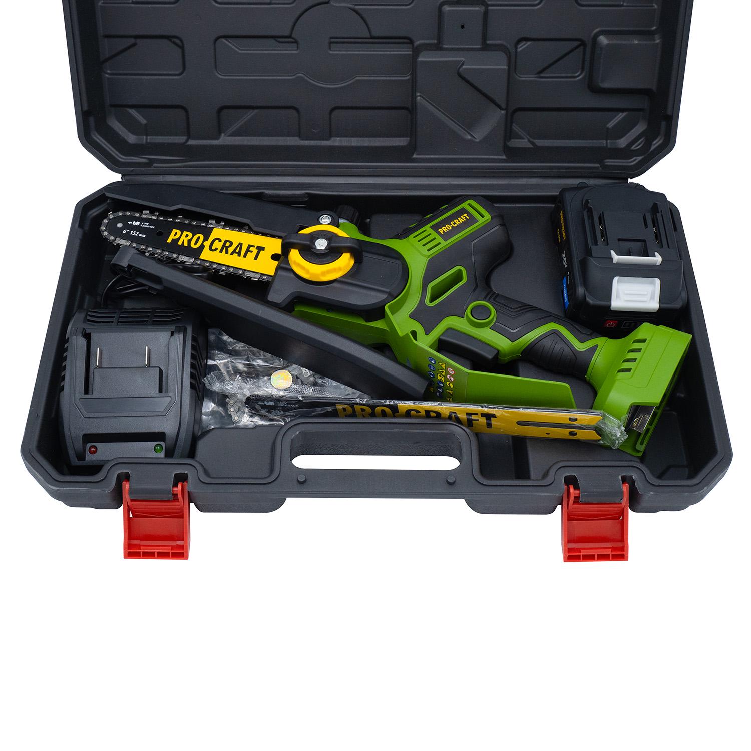 Пила аккумуляторная цепная Procraft PKA32Li 1 АКБ (030037) - фото 12