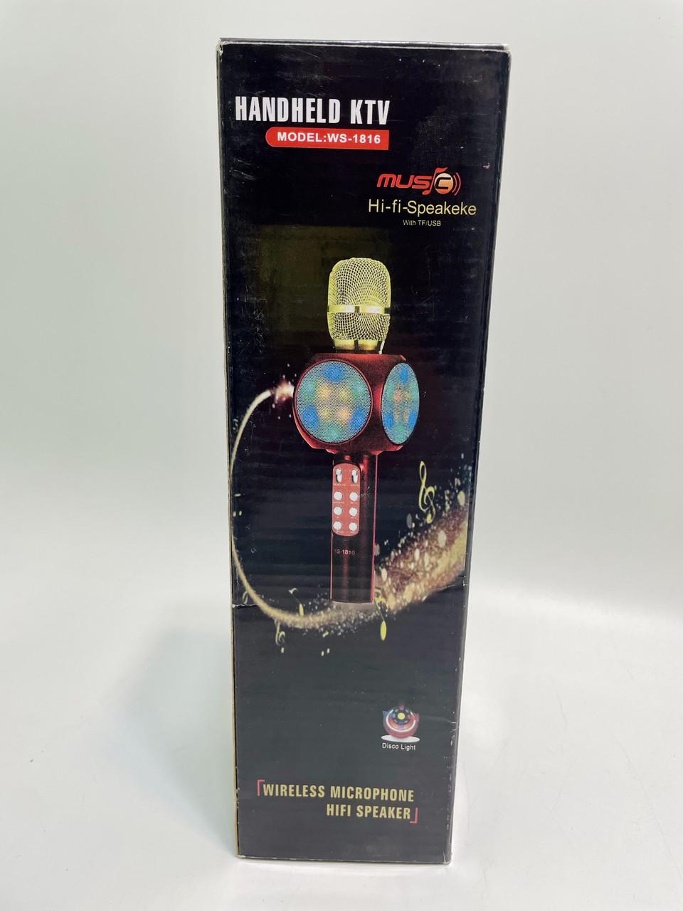 Караоке-микрофон беспроводной Wster Bluetooth - фото 2 Караоке-микрофон беспроводной Wster Bluetooth - фото 2