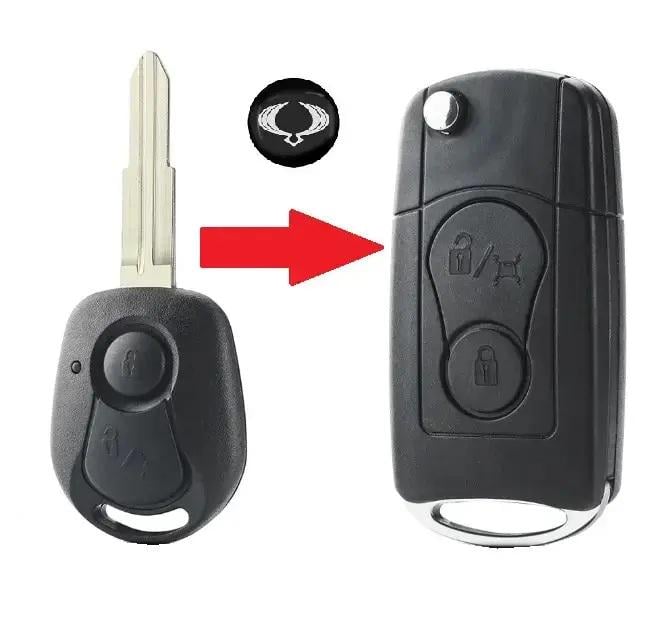 Корпус викидного автоключа для Ssang Yong KS04 (400529) - фото 2 Корпус викидного автоключа для Ssang Yong KS04 (400529) - фото 2