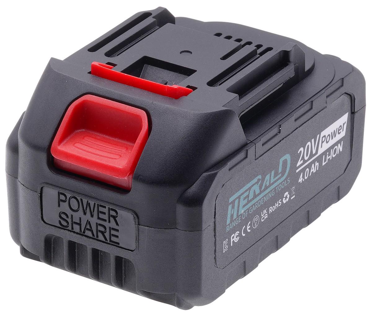 Аккумулятор для беспроводного инструмента Herald Li-ion 20V 2,0Ah (шур876) - фото 2