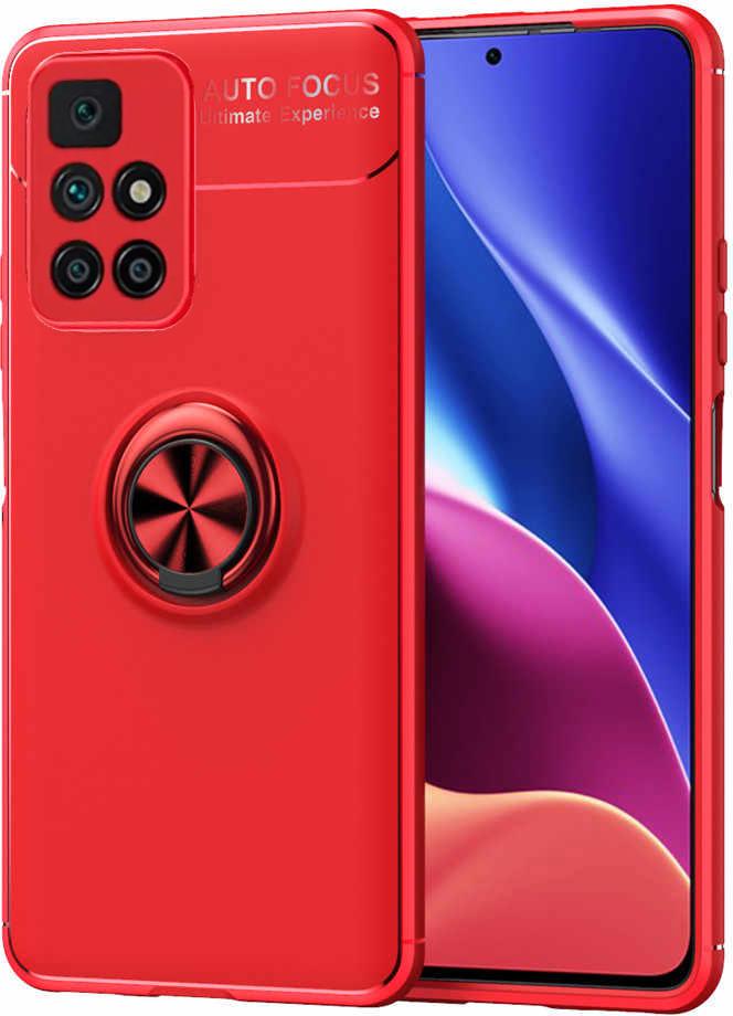 Чехол с кольцом Autofocus для Xiaomi Redmi 10 Red (24252-2D)