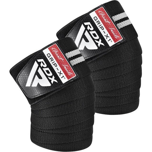 Бинти на коліна RDX GYM KNEE WRAP R11 Black/White (A-013190) Бинти на коліна RDX GYM KNEE WRAP R11 Black/White (A-013190)