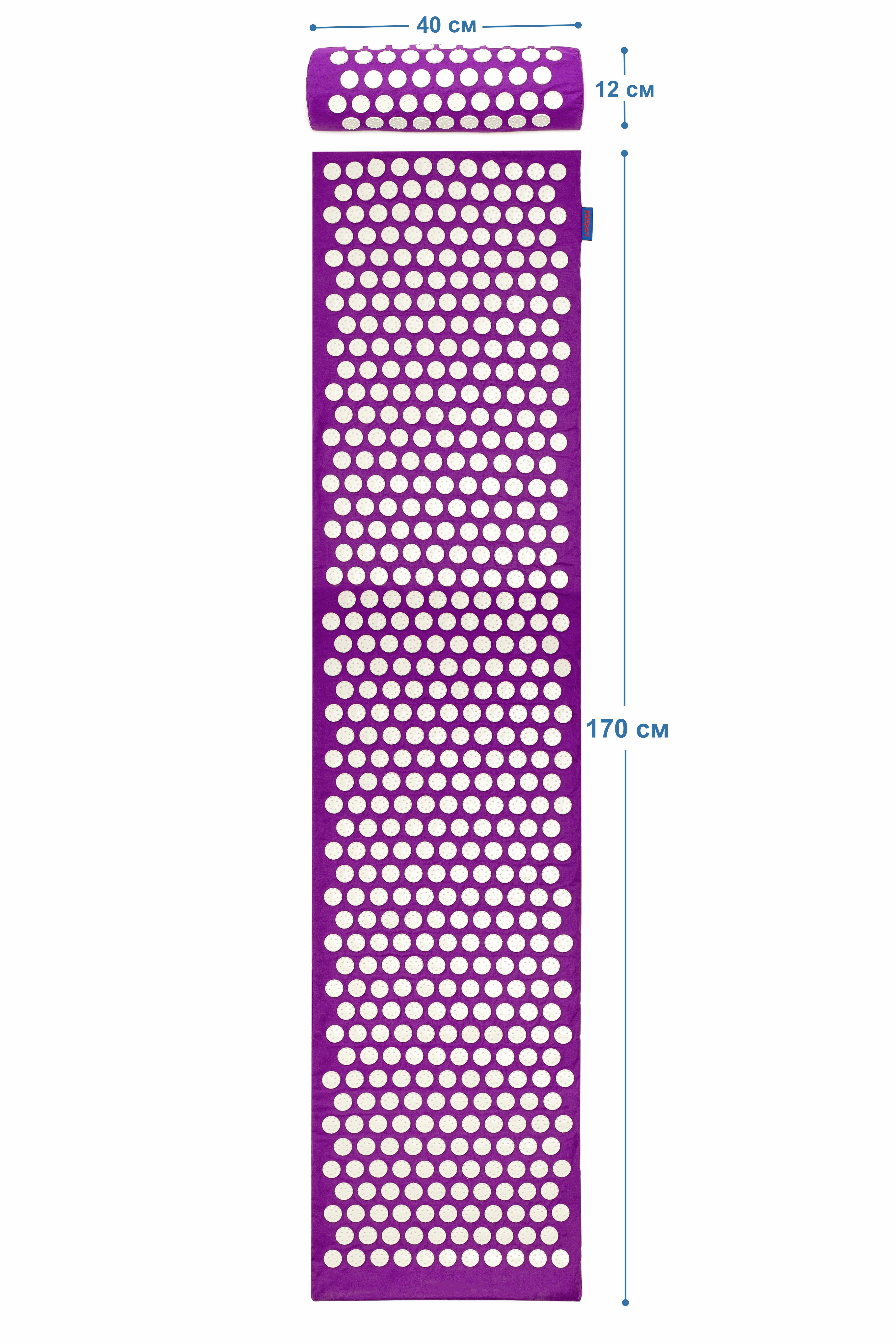 Аппликатор Кузнецова VMSport акупунктурный 170х40 см Фиолетовый (vms-005) - фото 2