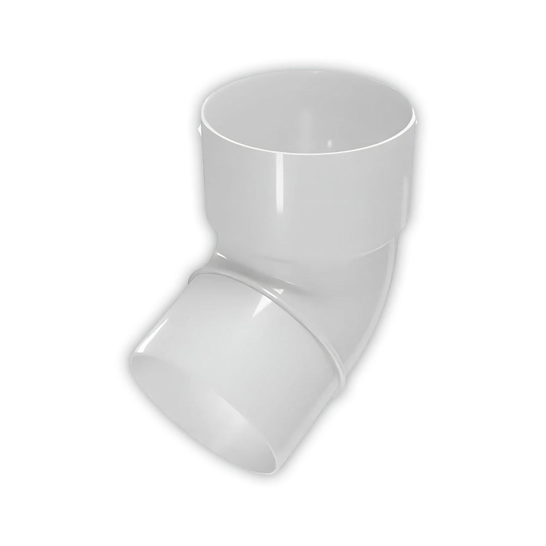 Колено трубы 67° Elegance 140 RAL 9010 (11575356) - фото 1