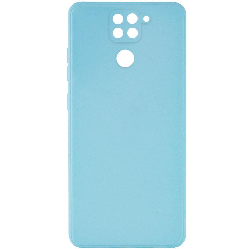 Противоударный силиконовый чехол Candy Full Camera для Xiaomi Redmi Note 9 / Redmi 10X Бирюзовый