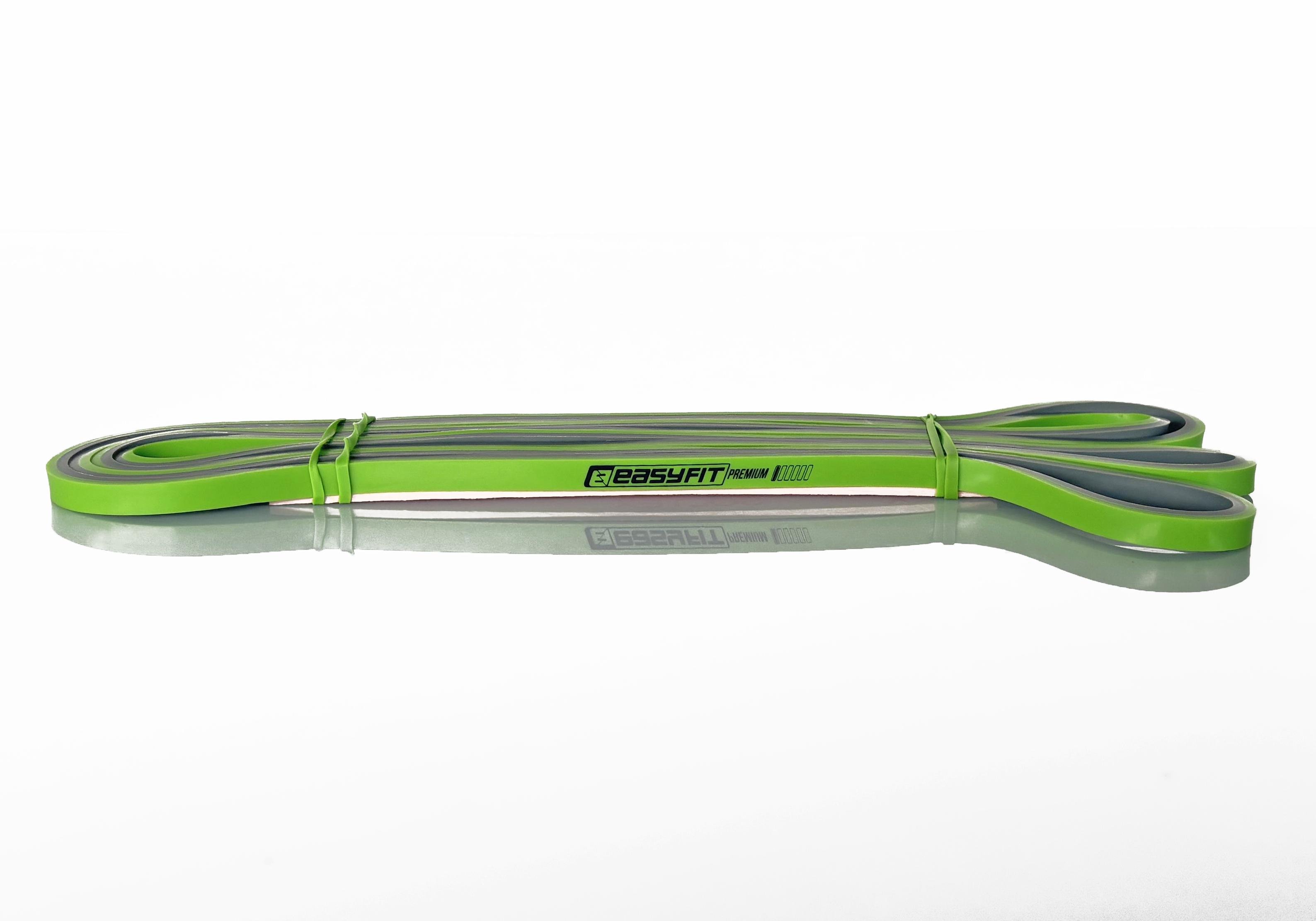 Резиновая петля Power Bands 2-7 кг двухслойная для подтягиваний Зеленый/Cерый (EF-2-7) - фото 2 Резиновая петля Power Bands 2-7 кг двухслойная для подтягиваний Зеленый/Cерый (EF-2-7) - фото 2