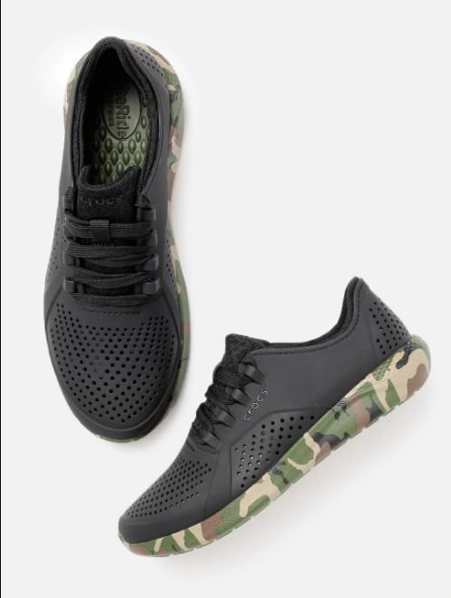 Кросівки чоловічі Crocs LiteRide Printed Camo Pacer р. 39-40 Чорний (5238) - фото 6