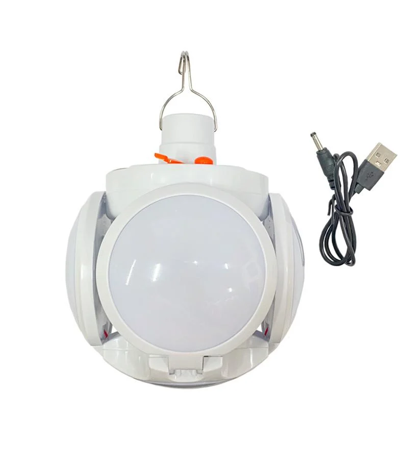 Фонарь подвесной кемпинговый Цветок 3 Вт 1000 Лм с солнечной панелью (S-NF-00007031)