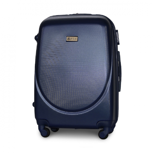 Валіза пластикова Fly 310 M на 4 колесах Синій (CEKRBFL310MS4SIN) - фото 1