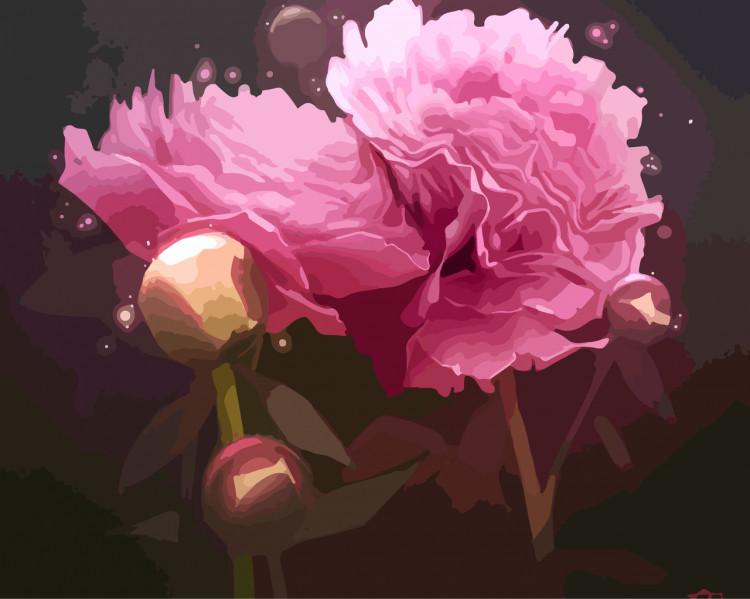 Картина по номерам ART CRAFT Магические пионы 40х50 см