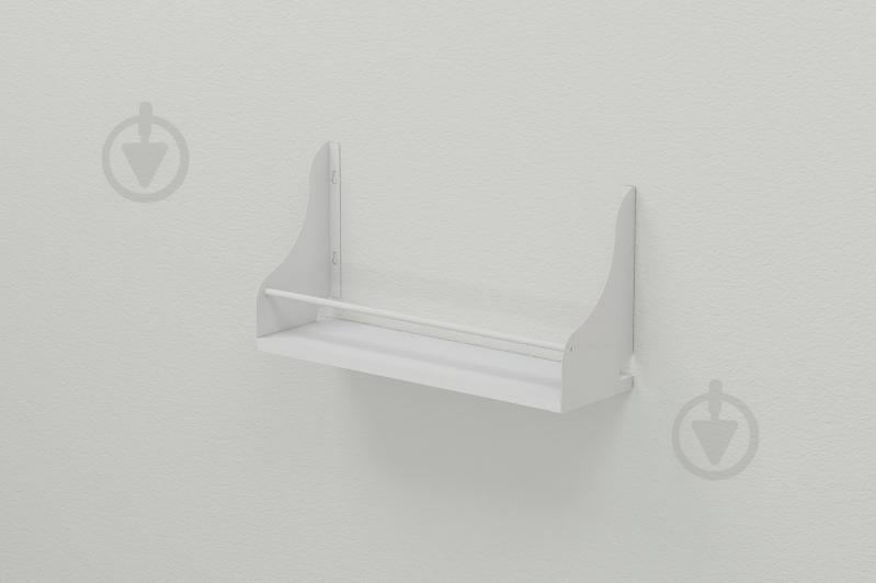 Полка настенная Ferrum-decor Изи 260x500x150 металл Белый ДСП Белое 16 мм (IZI0008)