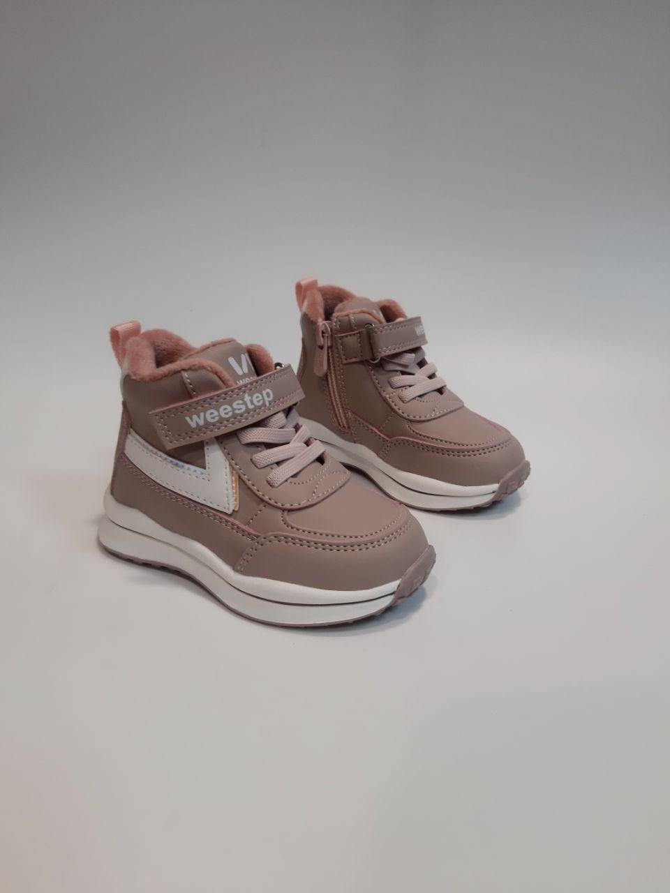 Ботинки для девочки Weestep р. 26 16,3 см Розовый (956365122 Р)