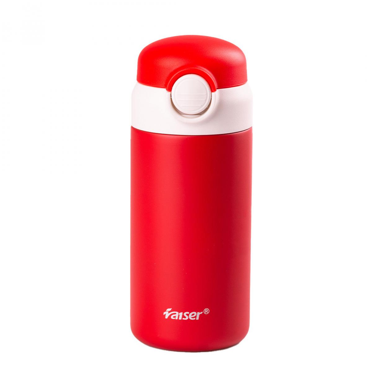 Термос Raiser с крышкой flip-top на кнопке 280 мл Красный (YLS80158R)