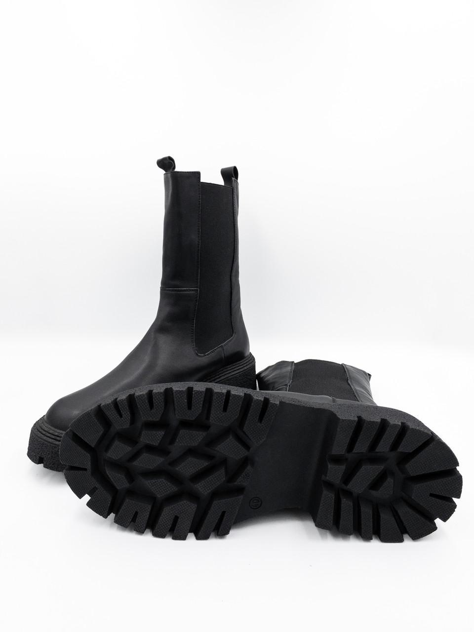 Ботинки челси демисезонные женские Bistfor натуральная кожа р. 40 Черный (14503/20ут) - фото 2 Ботинки челси демисезонные женские Bistfor натуральная кожа р. 40 Черный (14503/20ут) - фото 2