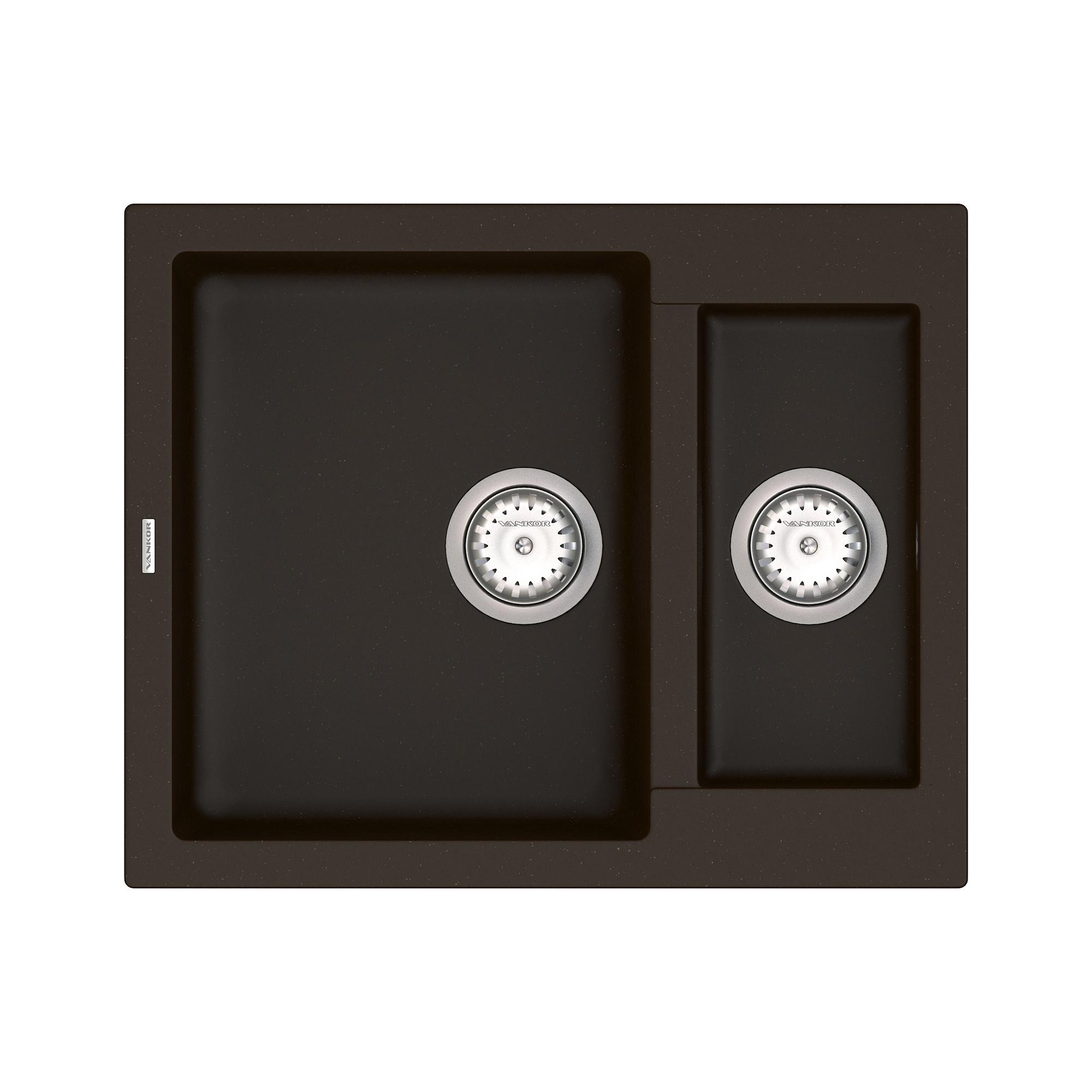 Мойка для кухни Vankor Orman OMP 03.61 + сифон Vankor Chocolate (74872)