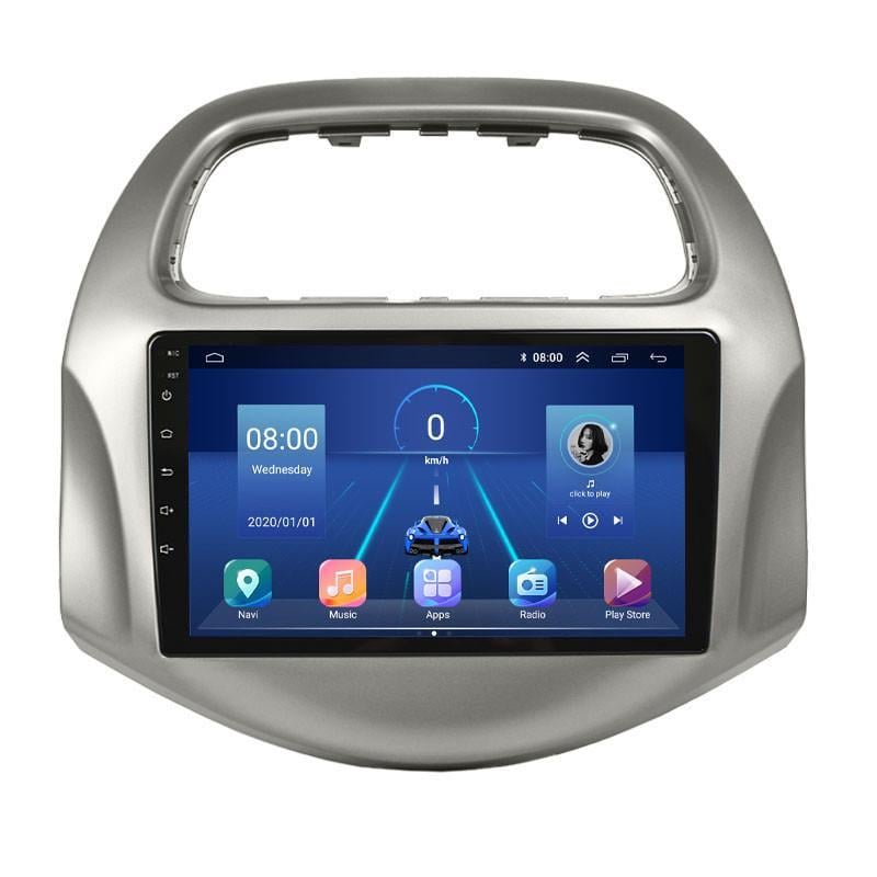 Автомагнитола штатная Lesko для Chevrolet Spark III M300 рестайлинг 2020-2025 9" 6/128Gb 4G Wi-Fi GPS Top