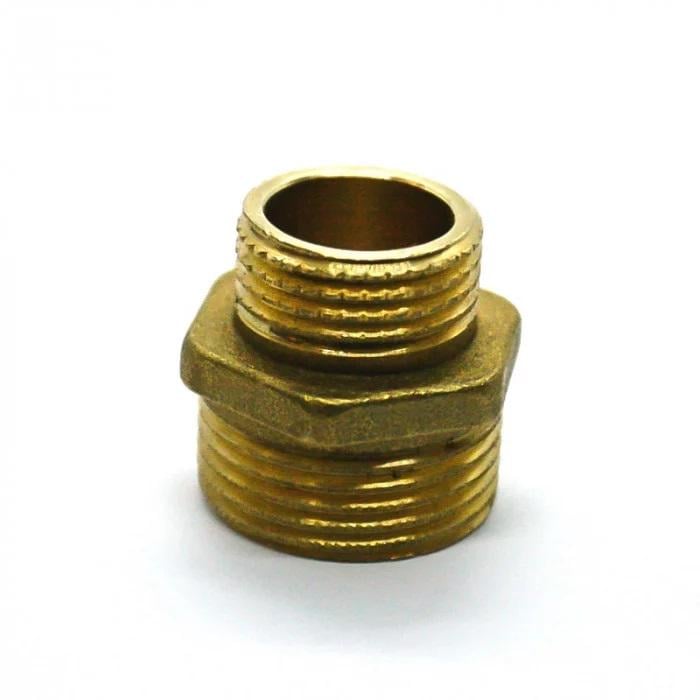 Ниппель латуный Inyectometal редукционный НР 1/2"х3/4"