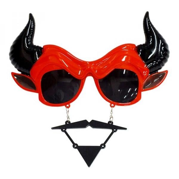 Декор на Хэллоуин Seta Очки Черт с усами (15-112)