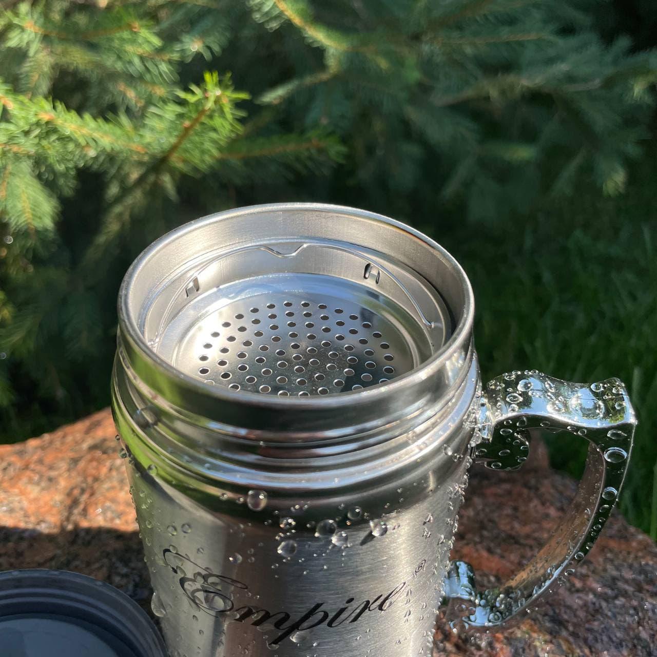 Термо чашка з сіткою нержавіюча сталь 250 мл - фото 5 Термо чашка з сіткою нержавіюча сталь 250 мл - фото 5