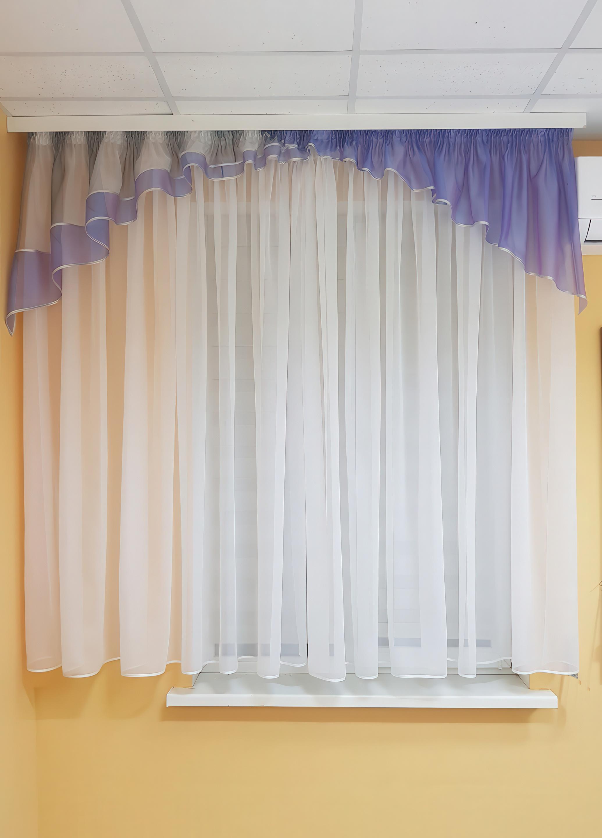 Ламбрекен Firanka Simple карниз 200 см Фиолетовый с серым (93_5пб) - фото 1 Ламбрекен Firanka Simple карниз 200 см Фиолетовый с серым (93_5пб) - фото 1