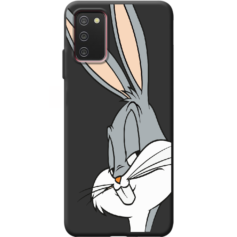 Чехол BoxFace Samsung Galaxy A03s (A037) Lucky Rabbit Черный силикон (43255-bk81-44047)