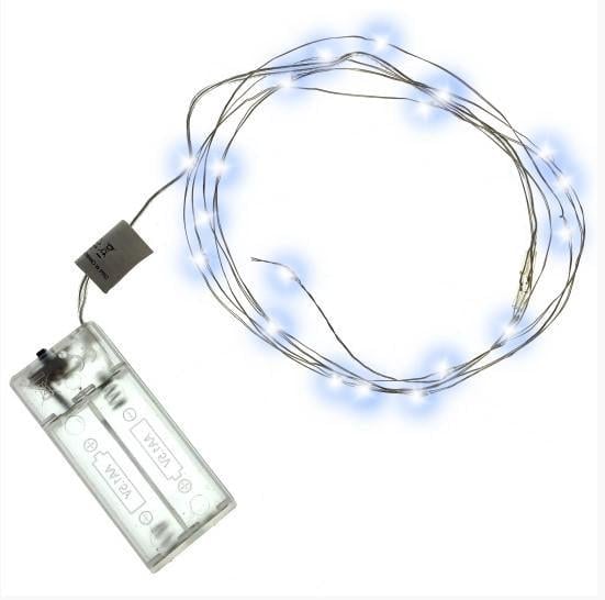 Гірлянда-нитка світлодіодна 2 м 20 LED живлення від двох батарейок (2104618699) - фото 8