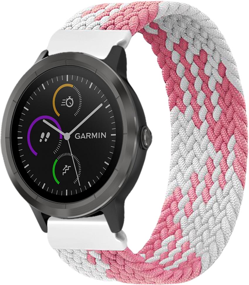 Ремешок Solo Loop Multi для Garmin Vivoactive 3 (145 мм) Pink/White (26277-52)