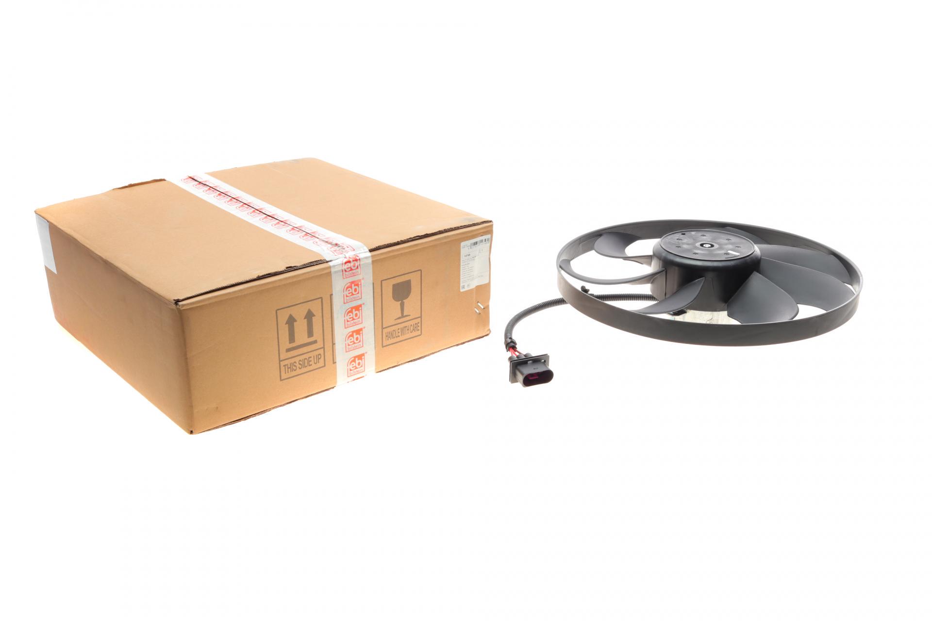 Вентилятор радиатора электрический Skoda Fabia/Octavia/VW Golf iV 1,0-1,4 16V 99-07 (14748)