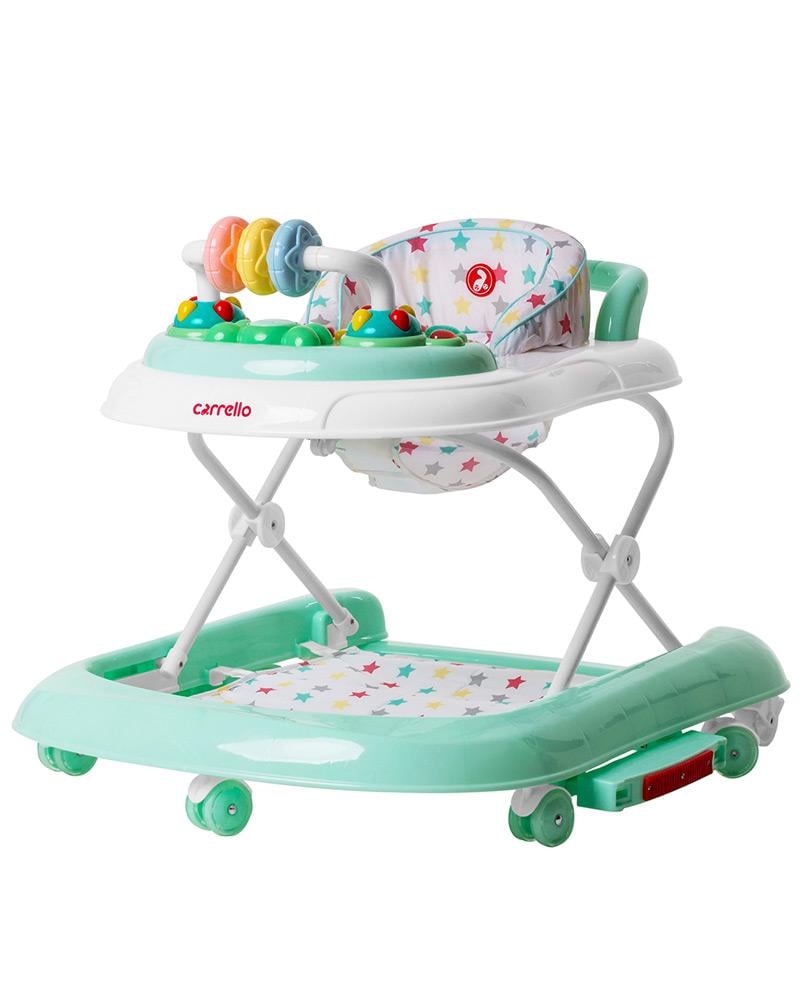 Ходунки дитячі Carrello Torino ігрова панель 3 положення висоти килимок для ніжок Azure (963630)