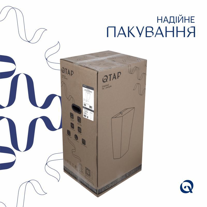 Раковина підлогова моноблок Qtap Tern 440х380х830 мм з донним клапаном PU02O White (SD00053444) - фото 7 Раковина підлогова моноблок Qtap Tern 440х380х830 мм з донним клапаном PU02O White (SD00053444) - фото 7