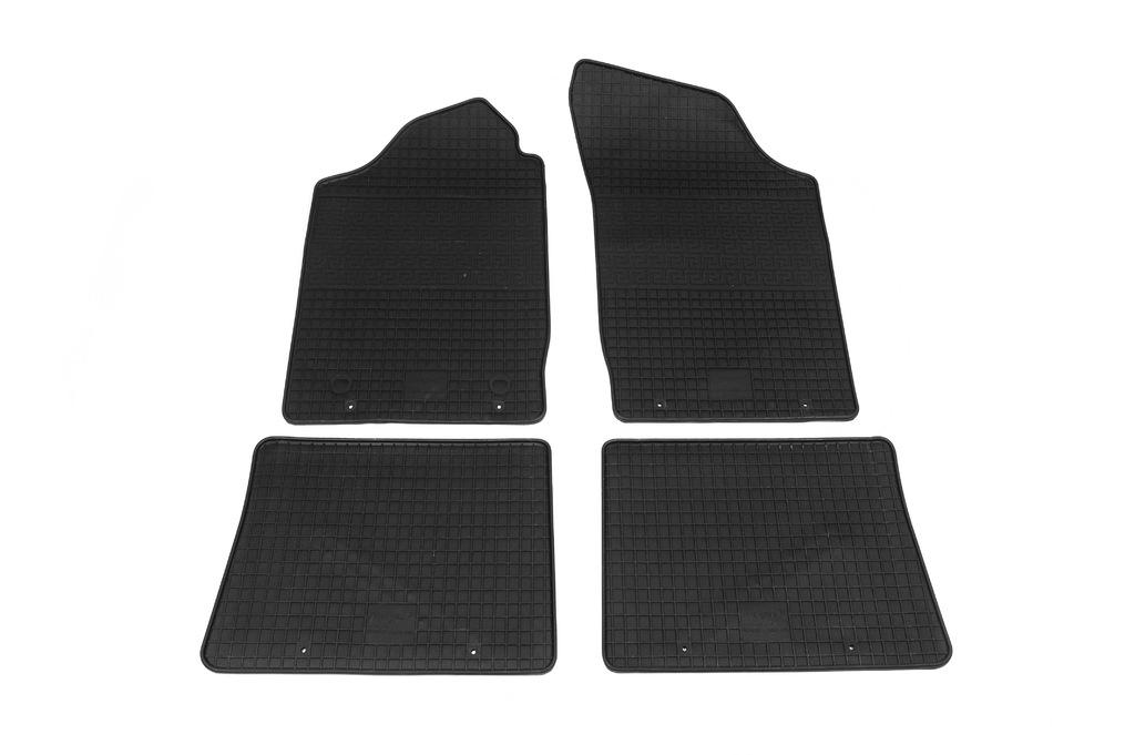 Резиновые коврики Polytep для Renault Symbol 2008-2013 гг. резина Черный