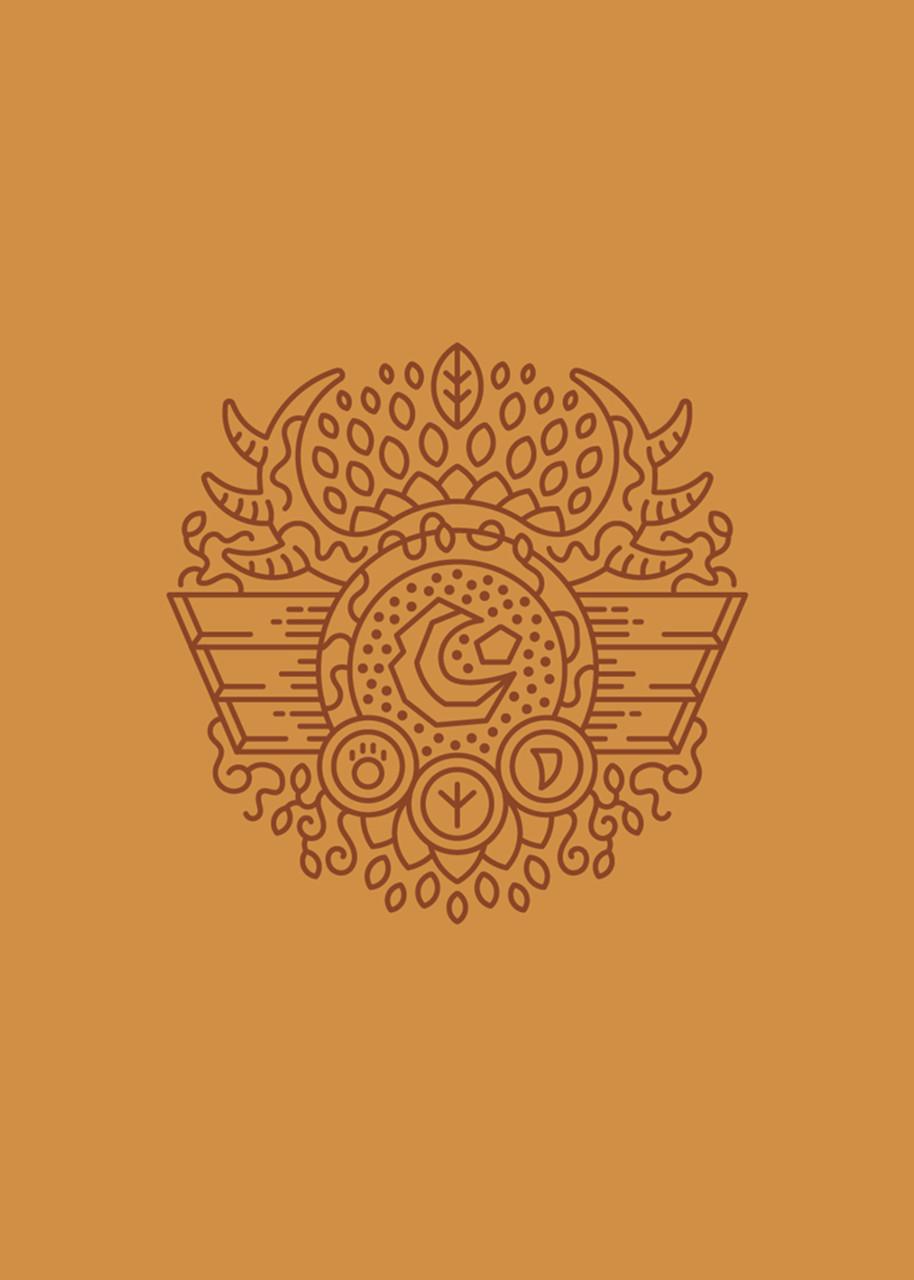 Картина постер Gee! World of Warcraft Мир Военного Ремесла минимализм 40х60 см WW.09.101