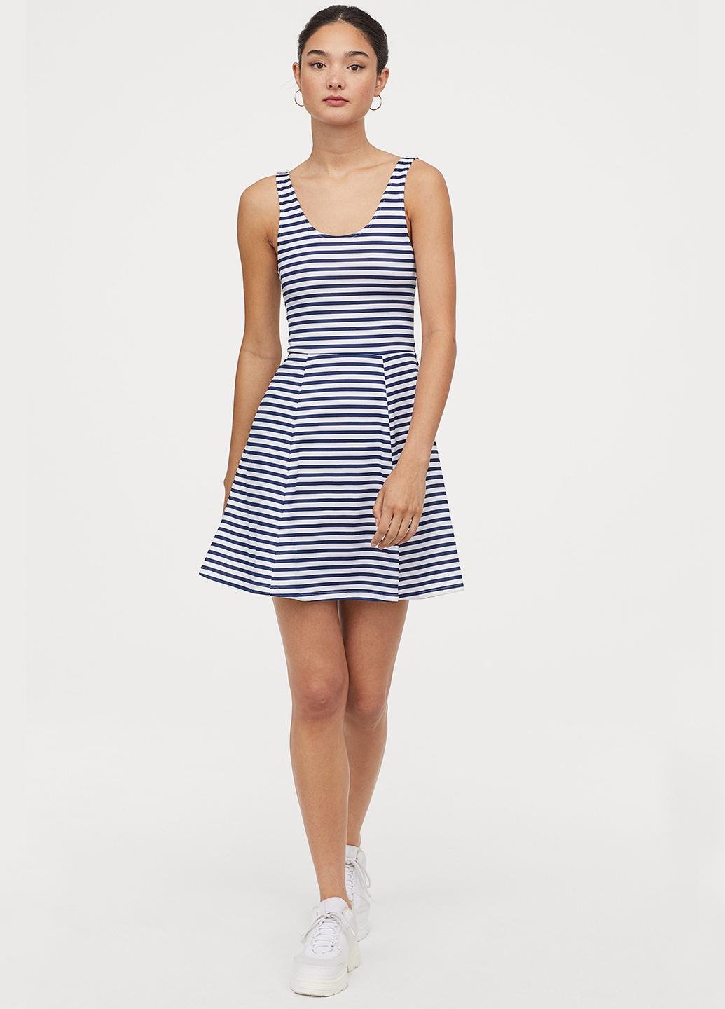 Платье H&M р. 32 Комбинированный (681180b49)