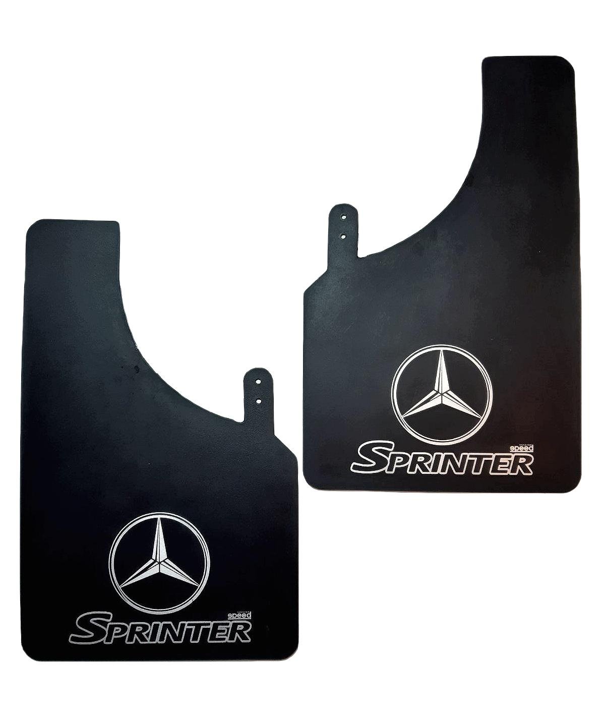Брызговики Speed Master MERCEDES Sprinter большие/надпись 440x280 мм 2 шт.