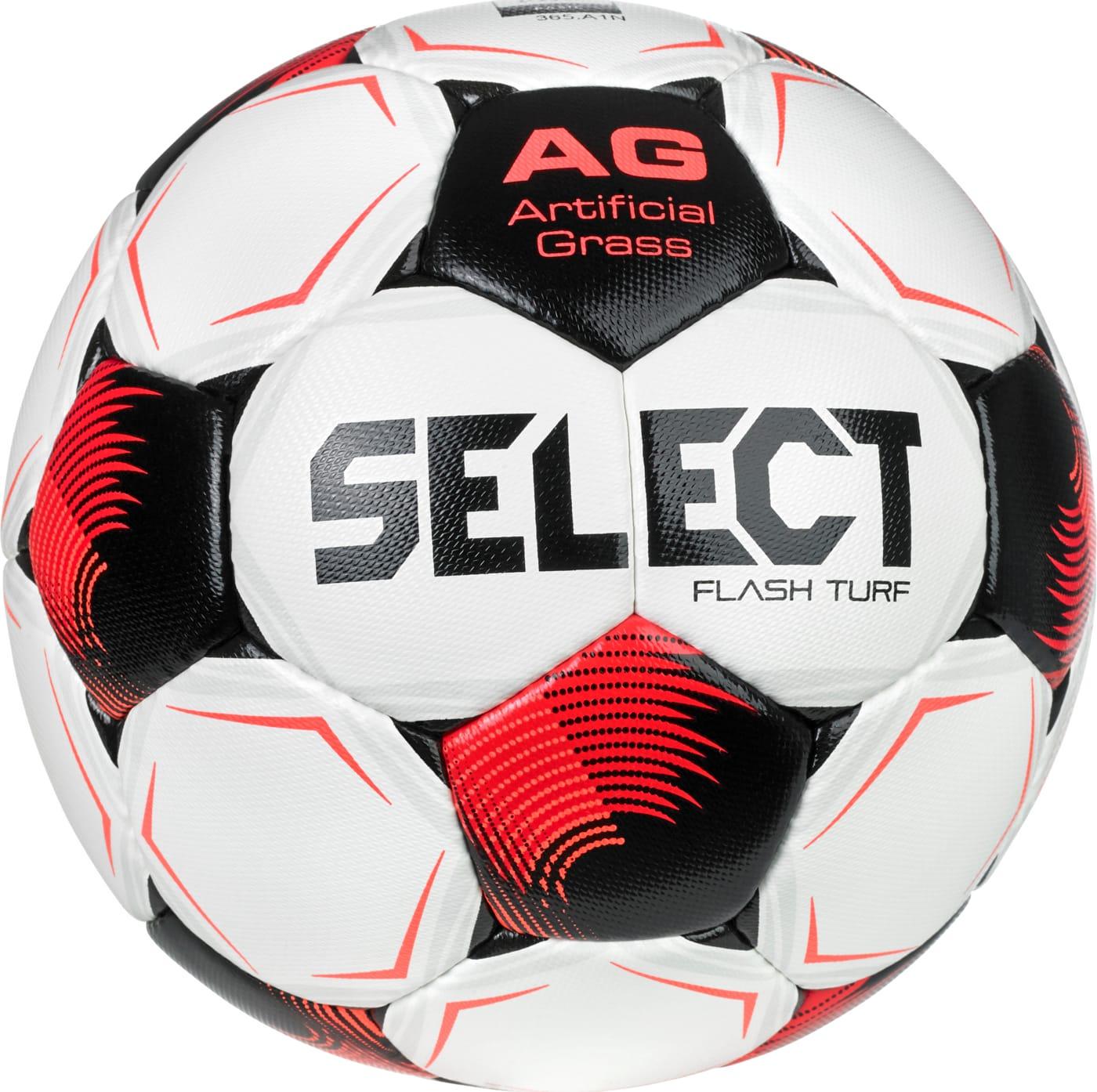 М'яч футбольний Select Flash Turf Fifa v26 р. 5 Білий/Червоний (057501-007 5) М'яч футбольний Select Flash Turf Fifa v26 р. 5 Білий/Червоний (057501-007 5)