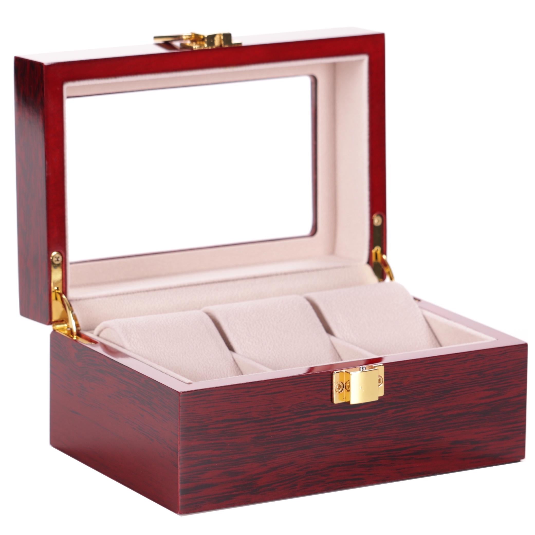 Шкатулка для зберігання годинників Craft Бордовий (Craft 3WB.RED)