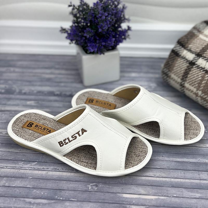 Тапочки медичні жіночі Е-00837 екошкіра 24,5-25 см p. 39 Білий (20809060) - фото 3 Тапочки медичні жіночі Е-00837 екошкіра 24,5-25 см p. 39 Білий (20809060) - фото 3