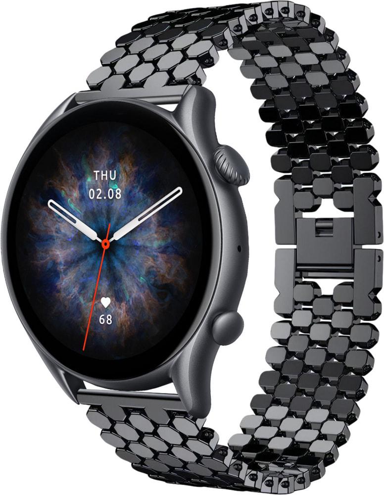 Металлический Ремешок Scaly для Amazfit GTR 3 Black (28783-2B)