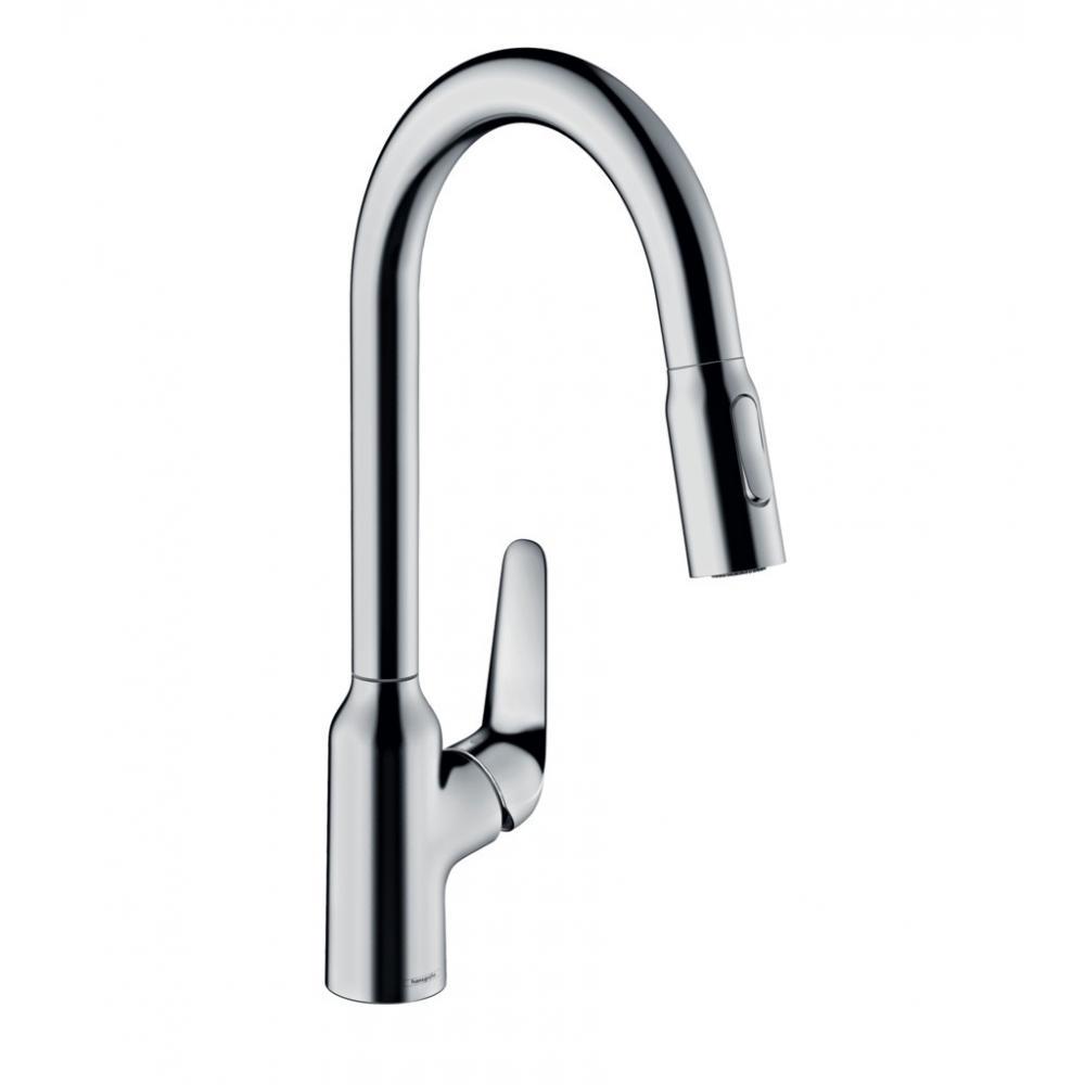 Смеситель для кухни Hansgrohe Focus M42 71800000 с видвижной лейкой Хром (143315)