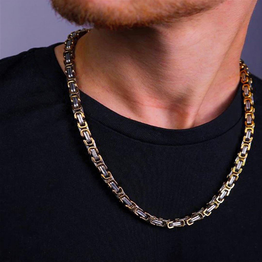 Цепочка мужская из нержавеющей стали 6 мм 60 см