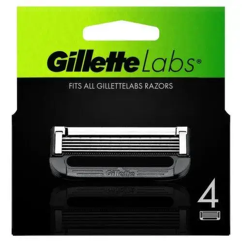 Лезвия для бритья Gillette Labs 4 шт. (KJfnUy5)